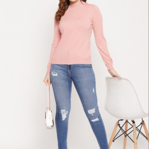 Women Blue High-Rise Mildly Distressed Light Fade Jeans