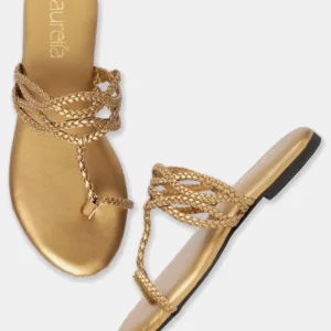 Aurelia Woven Design Open Flat-Zdorothy
