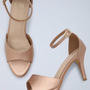 W Solid Rose Gold Almond Toe Stiletto