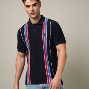 Vertical OG Stripe Pique Polo Shirt