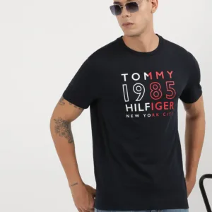 Men Typography Printed Regular Fit T-shirt