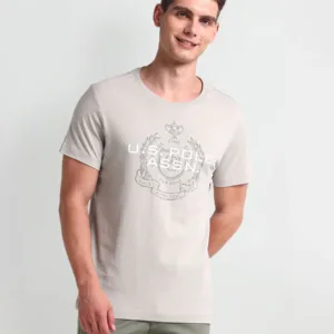 Muscle Fit Brand Print T-Shirt
